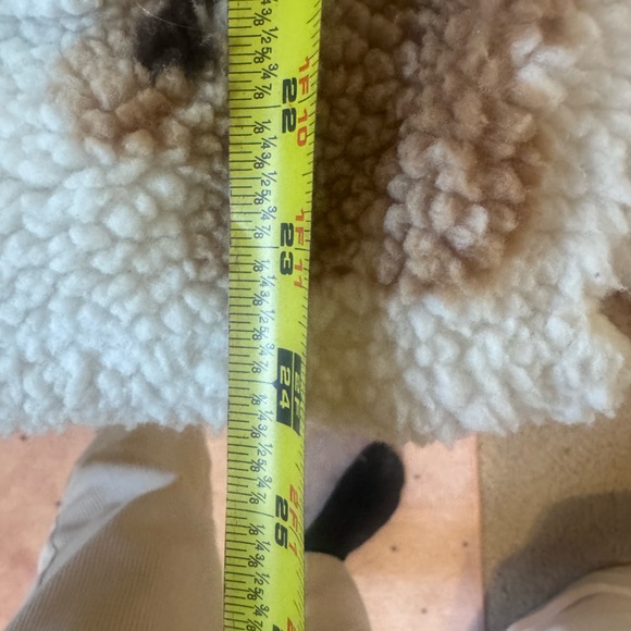 Aelfric Eden Pullover Sherpa 1/4 Zip Teddy Bear Hoodie Size Small - Picture 10 of 11